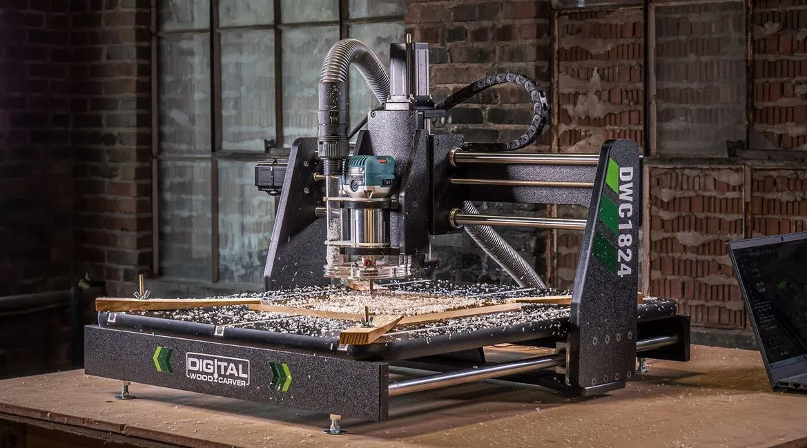 Digital Wood Carver product photoshoot