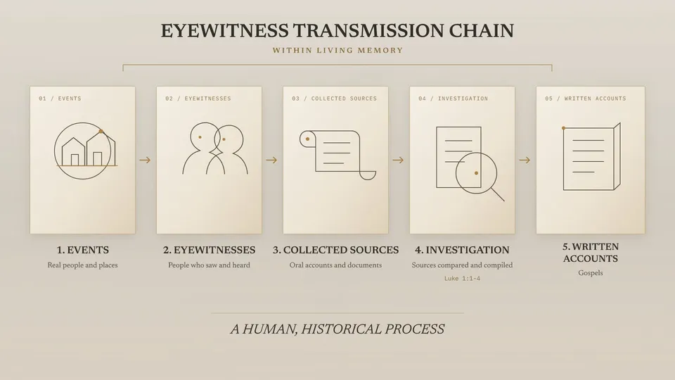 Finished frame: The eyewitness transmission chain