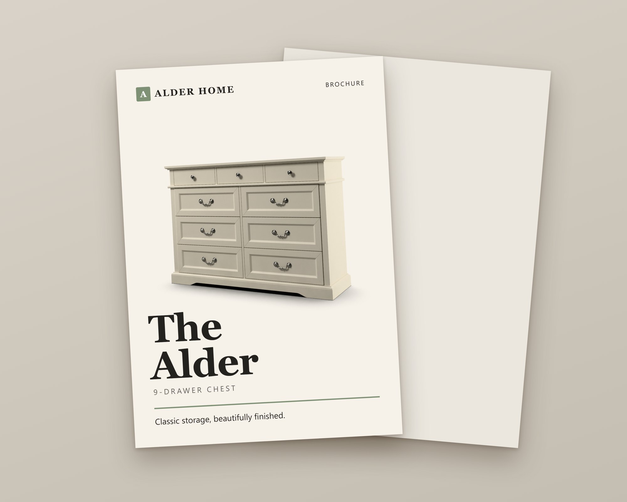 Print: brochure cover