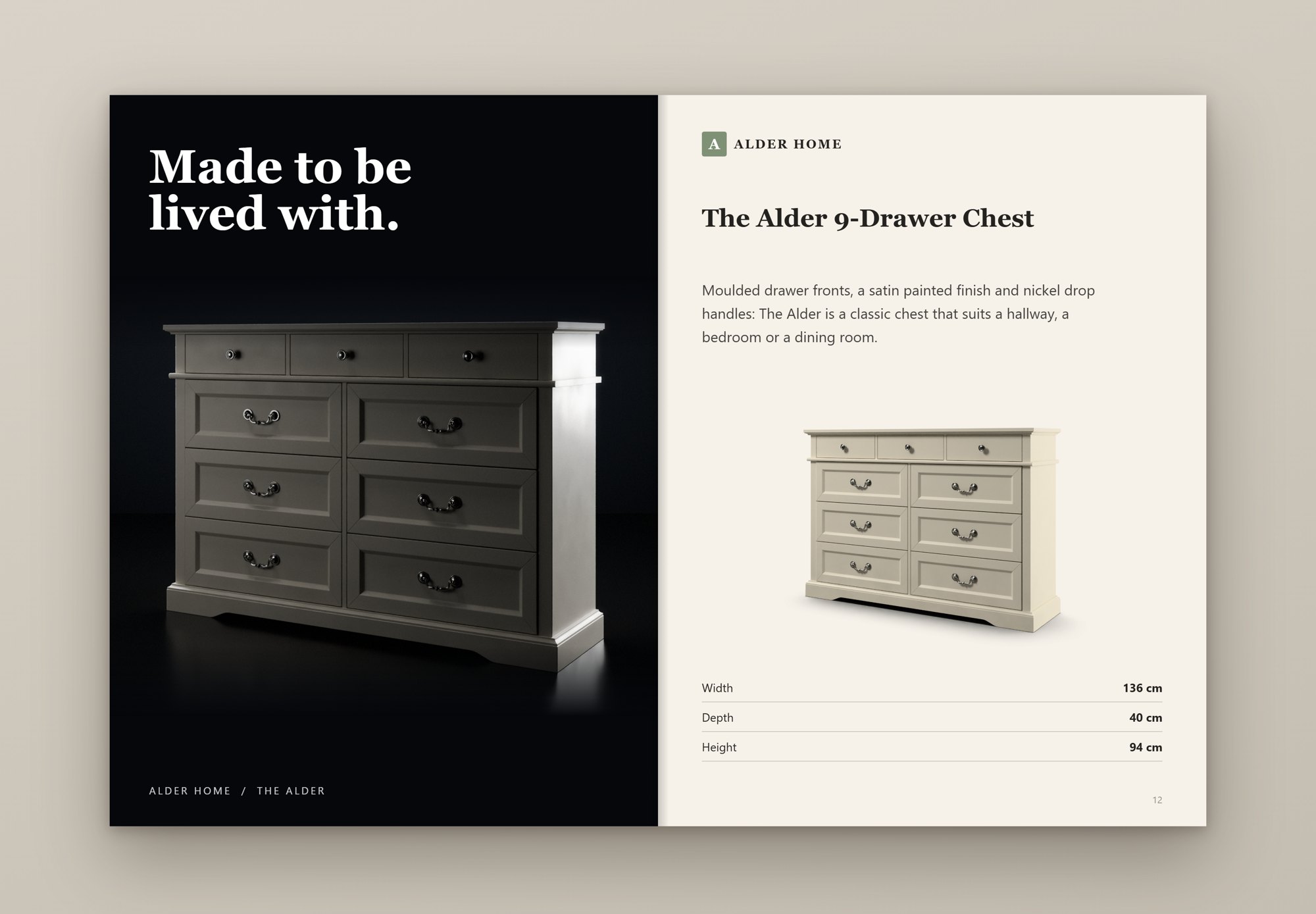 Print: two-page spread